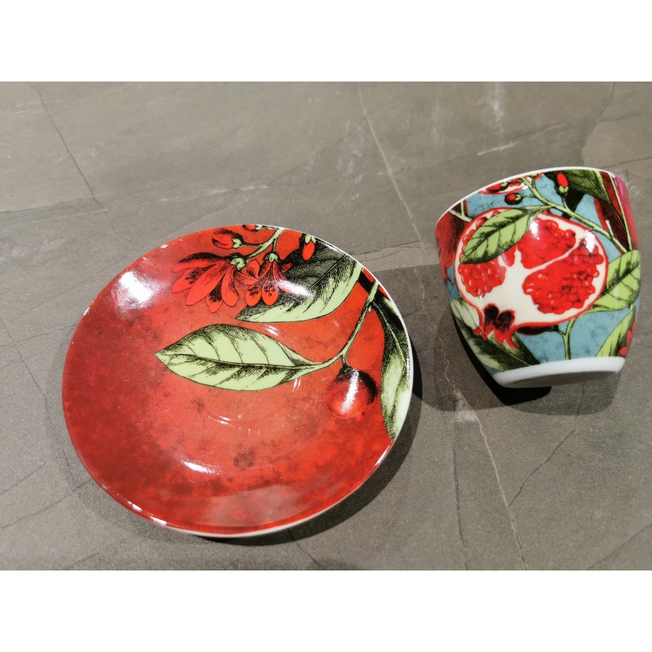 Acquista online Excelsa Granada Set 6 Coffee cups with saucers, Porcelain code 64447 Excelsa